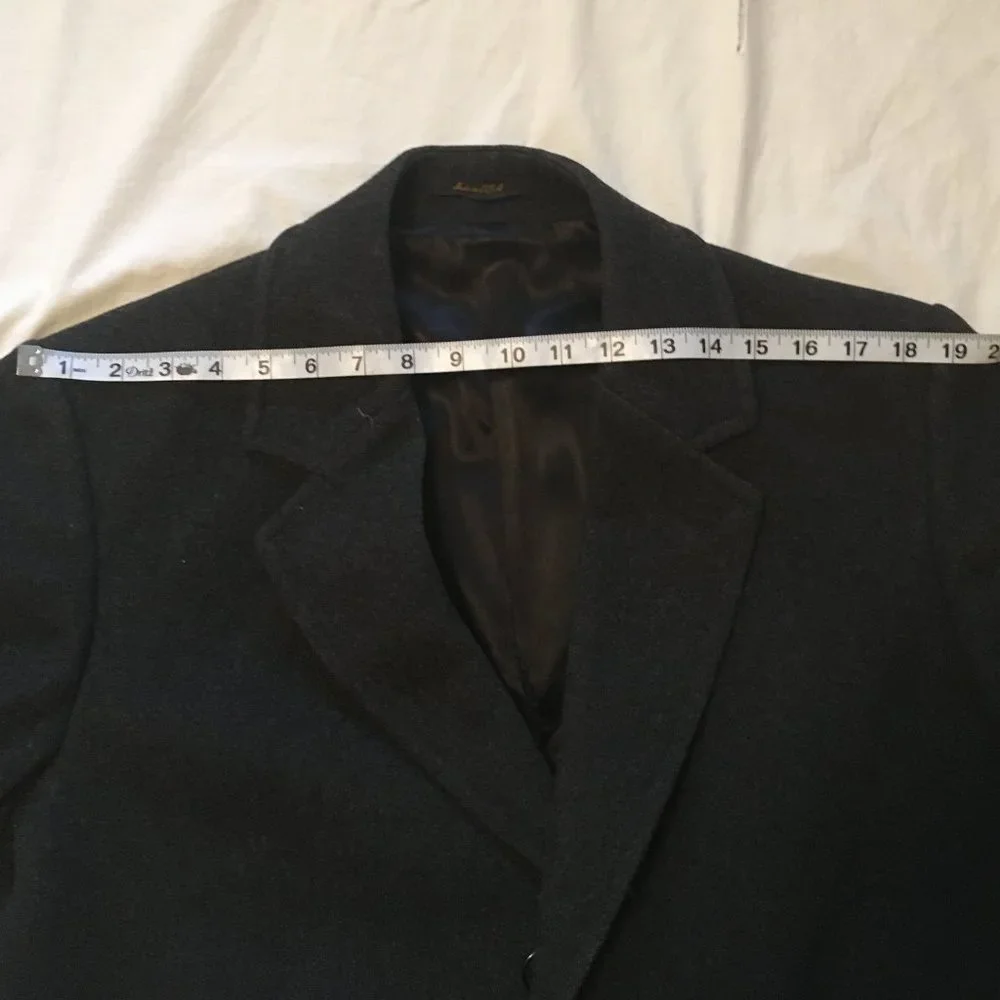 Vintage London Fog 100% Wool Overcoat Extra Long 42 - Picture 7 of 15